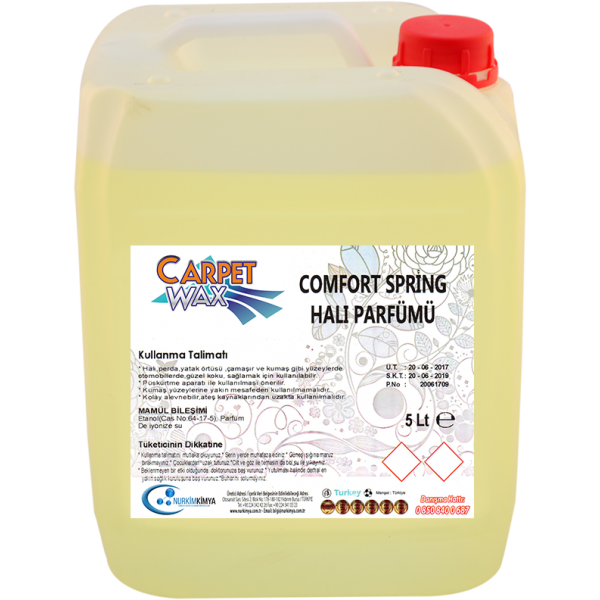 Carpet Wax Halı Parfümü Comfort-Spring 5 Lt